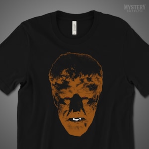 Wolf Man Horror Monster Werewolf Men&#39;s Women&#39;s Unisex T-Shirt / Horror Tshirt / Halloween Gift / Halloween Shirt / Horror Gift