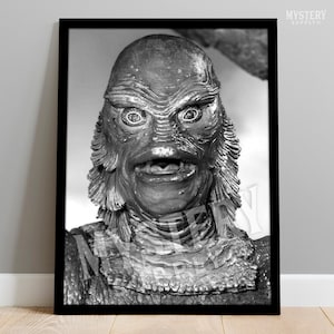 Creature from the Black Lagoon 1954 Vintage Horror Movie Monster Photo Poster / Wall Decor Art Print / Horror Decor / Halloween Decor #92