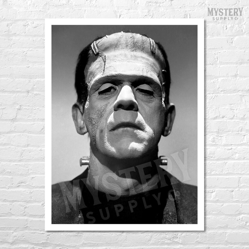 Frankenstein 1931 Vintage Horror Movie Monster Photo Poster / - Etsy