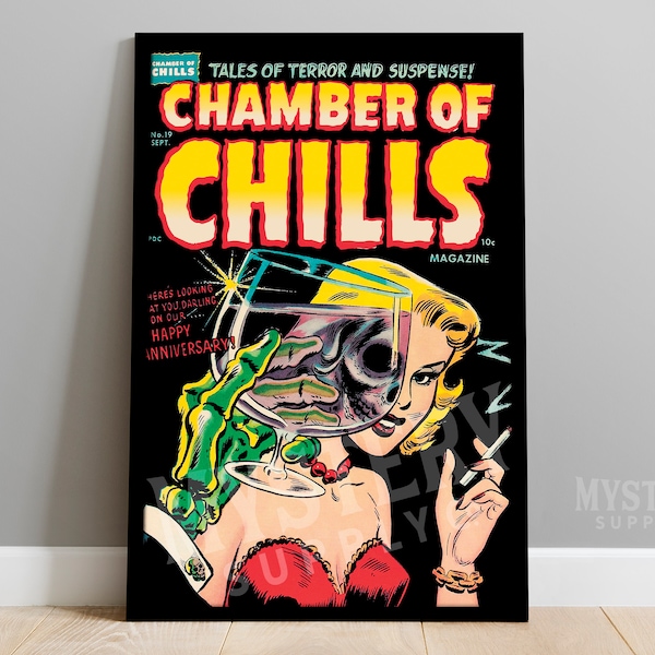 Chamber of Chills #19 Vintage Horror Comic Book Art Poster / Wall Decor Art Print #17