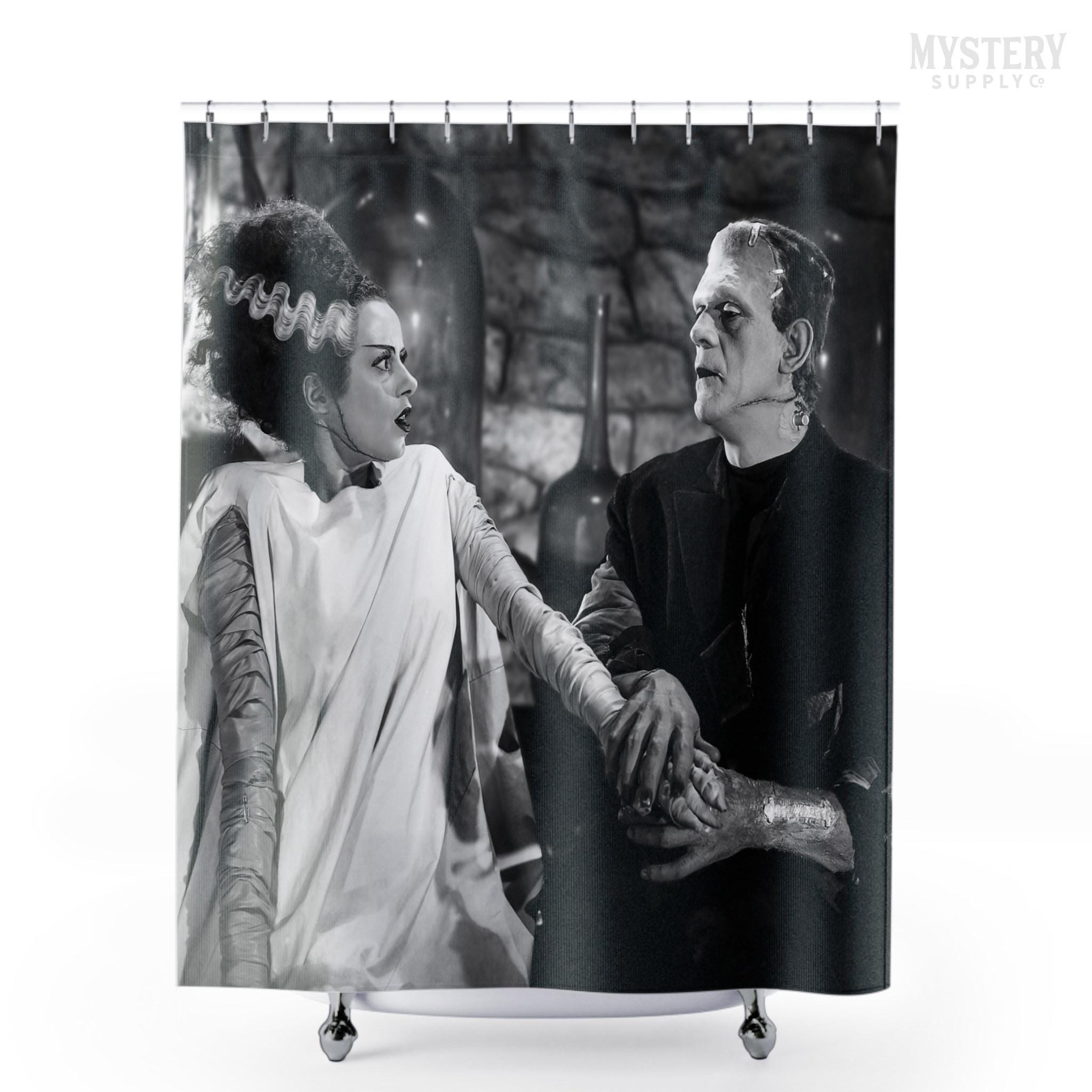 Bride of Frankenstein Couple 1935 Vintage Monster Movie Photo Shower ...