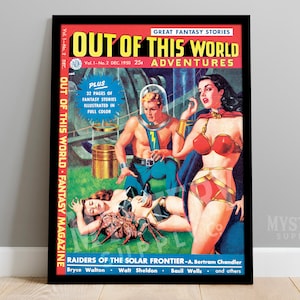 Out of This World Adventures #2 Vintage Science Fiction Comic Book Art Poster / Wall Decor Art Print #11