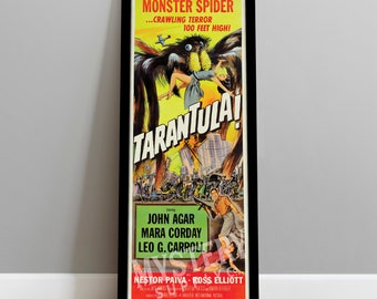 Tarantula 1955 Vintage Science Fiction Sci-Fi Spider Arachnid Big Bug Horror Monster Movie Poster / Wall Decor Art Print #107