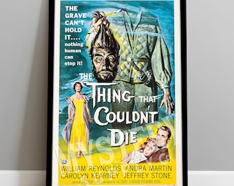 The Thing That Couldn't Die 1958 Vintage Horror Headless Monster Movie Poster / Wall Decor Art Print #115