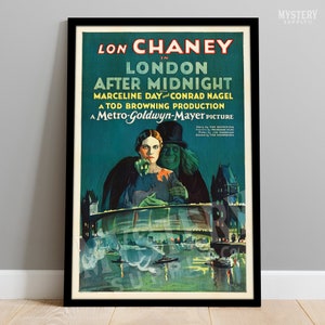 London After Midnight 1927 Vintage Horror Monster Movie Poster / Wall Decor Art Print #189