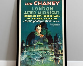 London After Midnight 1927 Vintage Horror Monster Movie Poster / Wall Decor Art Print #189