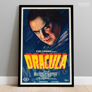 Dracula 1931 Vintage Horror Vampire Monster Movie Poster / Wall Decor Art Print #49