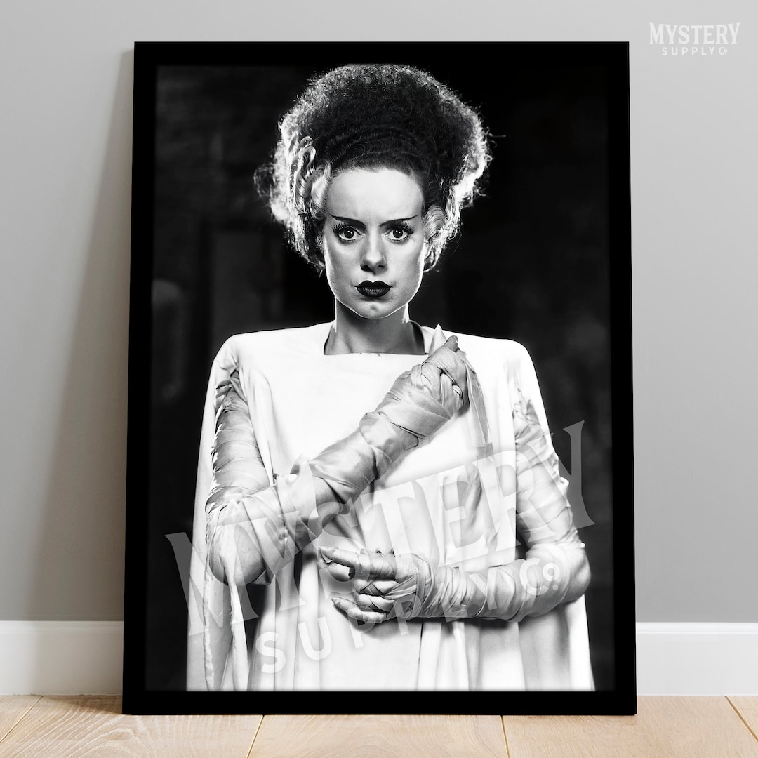 Bride of Frankenstein 1935 Vintage Horror Movie Monster Portrait Photo ...