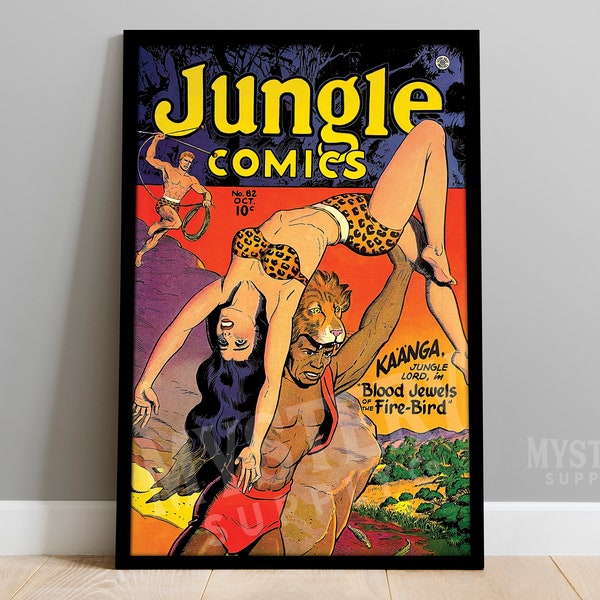 Jungle Comics #82 Vintage Comic Book Art Poster / Wall Decor Art Print #4