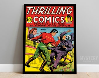 Thrilling Comics #7 Vintage Comic Book Art Poster / Wall Decor Art Print #18