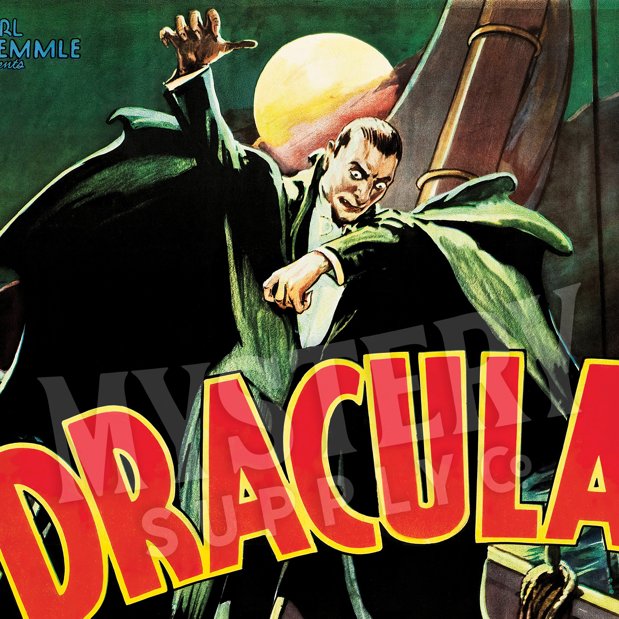 Dracula 1931 Vintage Horror Vampire Monster Movie Poster / Wall Decor ...