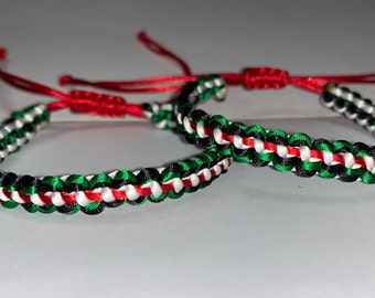 Palestine bracelets uae bracelet - handmade  country bracelet - Palestine bracelet - National flag bracelets- gifts