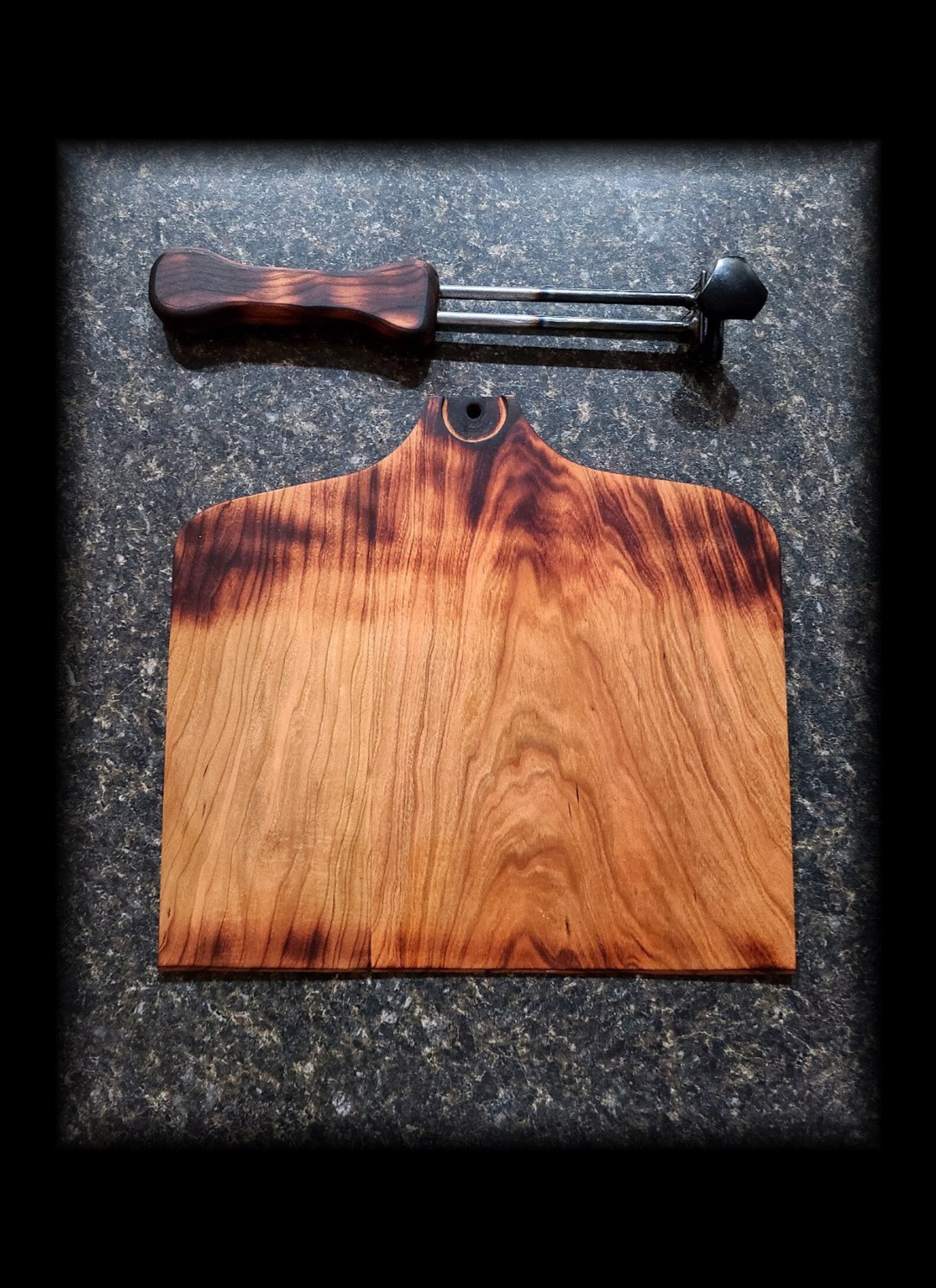 Wood Grilling Pizza Paddle with a Removable Handle Use for Etsy