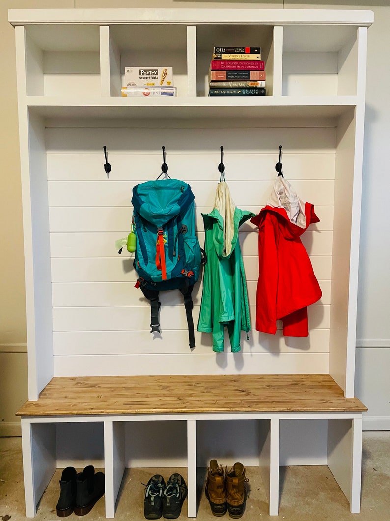 Modern Farmhouse Hall Tree Etsy