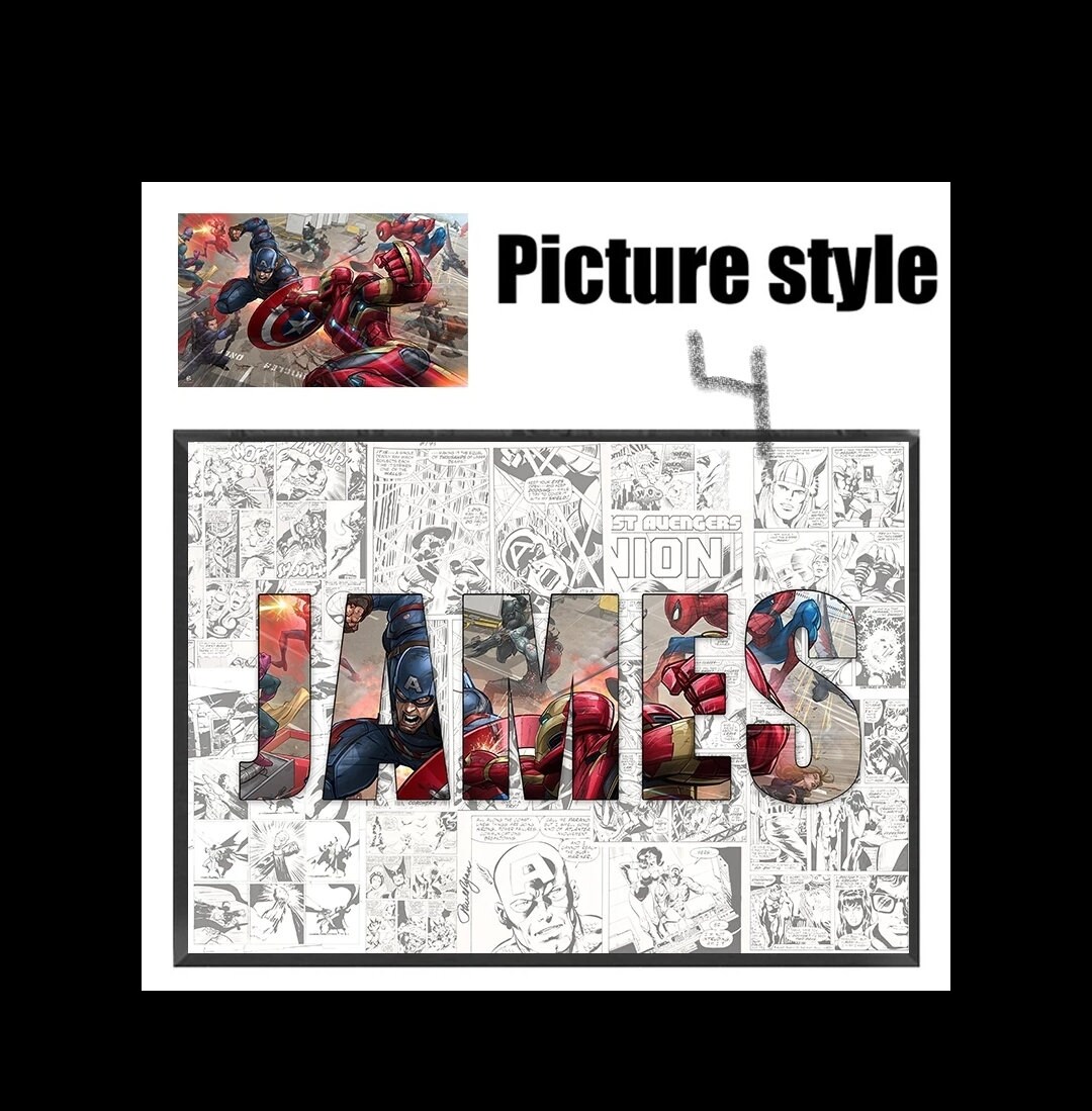Customized Name Wall Art