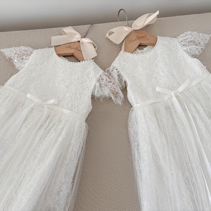 Chantilly Lace Flower Girl Dresses - Etsy Chantilly Lace Flower Girl Dresses - Etsy