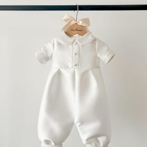 Mikado Boys Doopjurk Doopoutfit Romper Cape Cadeau Pasgeboren Baby Heirloom Jurk