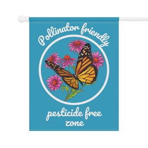 Pollinator Friendly Native Plant Pollinator Garden Flag Sign, Native ...