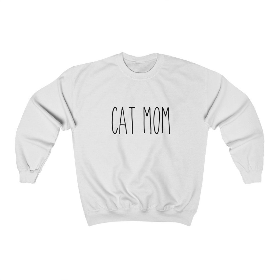 Cat mom sweatshirt Cat mom women's sweatshirt Cat mama Etsy