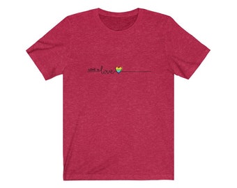 Love is Love shirt, Rainbow Pride Shirt, Gay Lesbian Pride Shirt LGBTQ Pride T-shirt