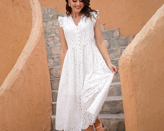 Cotton Summer Dress - Etsy