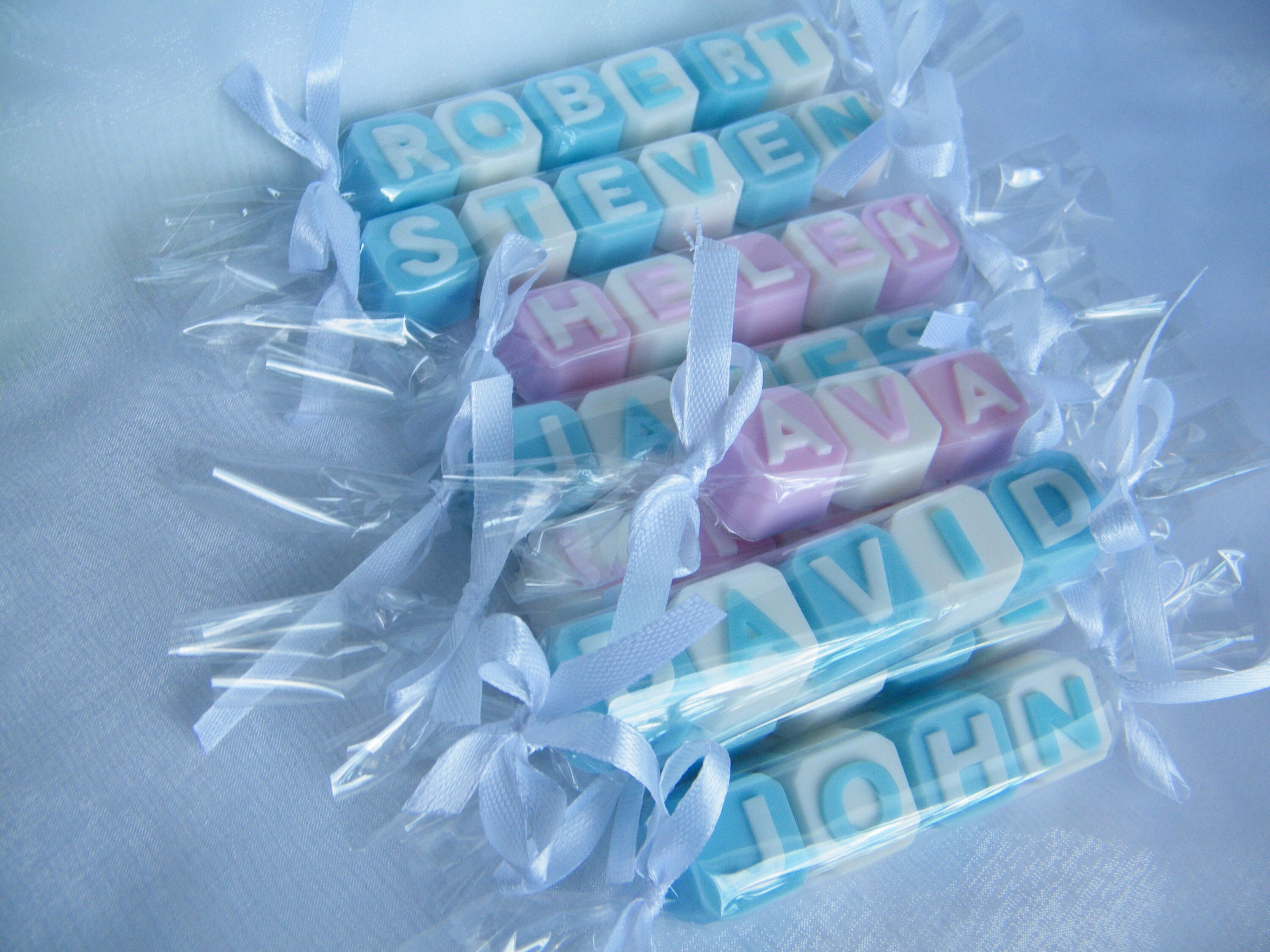 Personalized Baby Name Soap Colorful Letter Soap Declaration Etsy