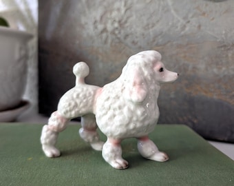 ヴィンテージ プードルの置物 | ひび割れありまたは修理済み | 日本