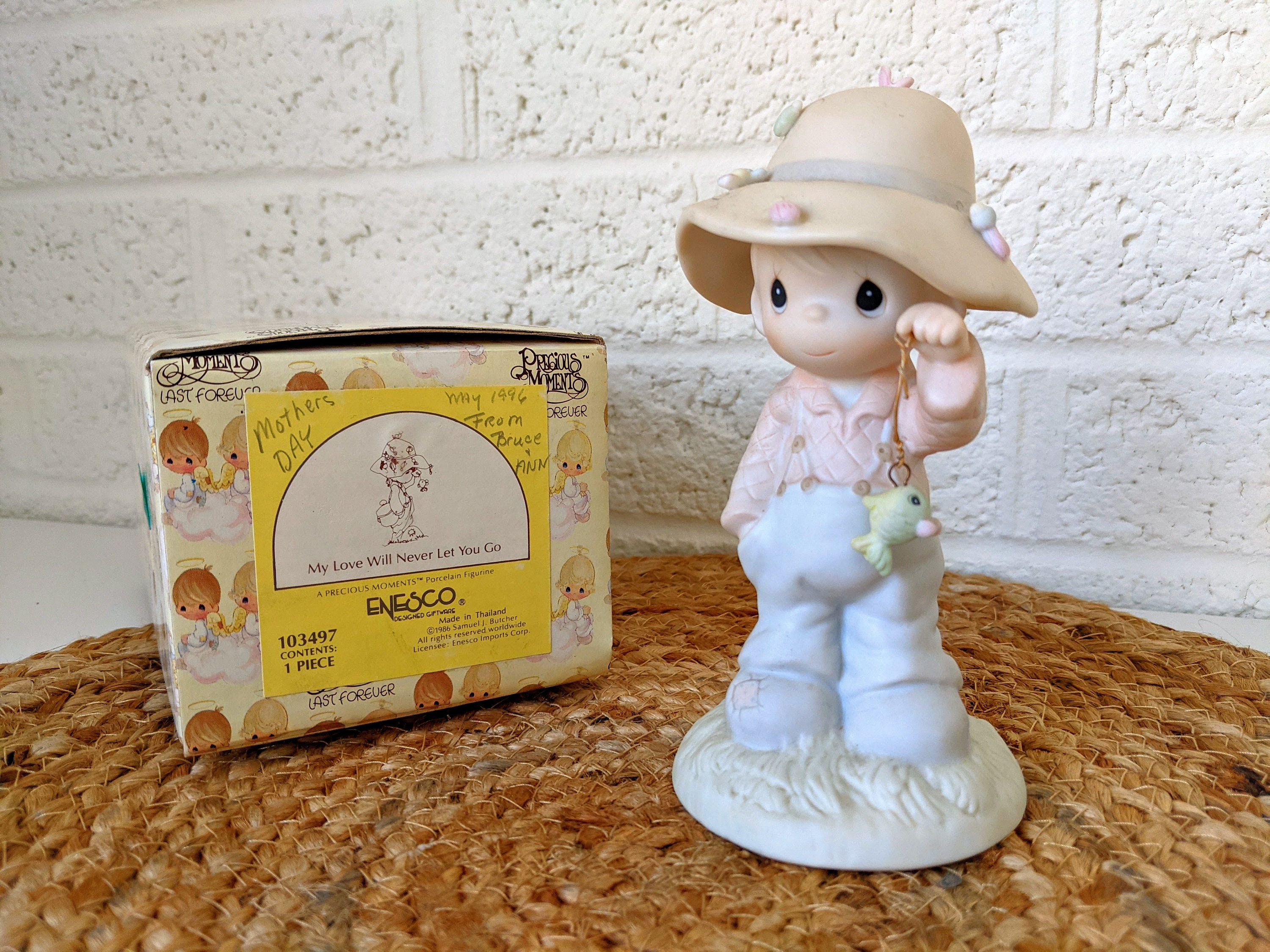 Precious Moments, “my Love Will Never Let You Go,” in Original Box