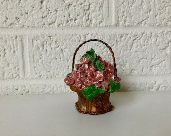 ヴィンテージフラワーバスケット刺繍 - Etsy 日本