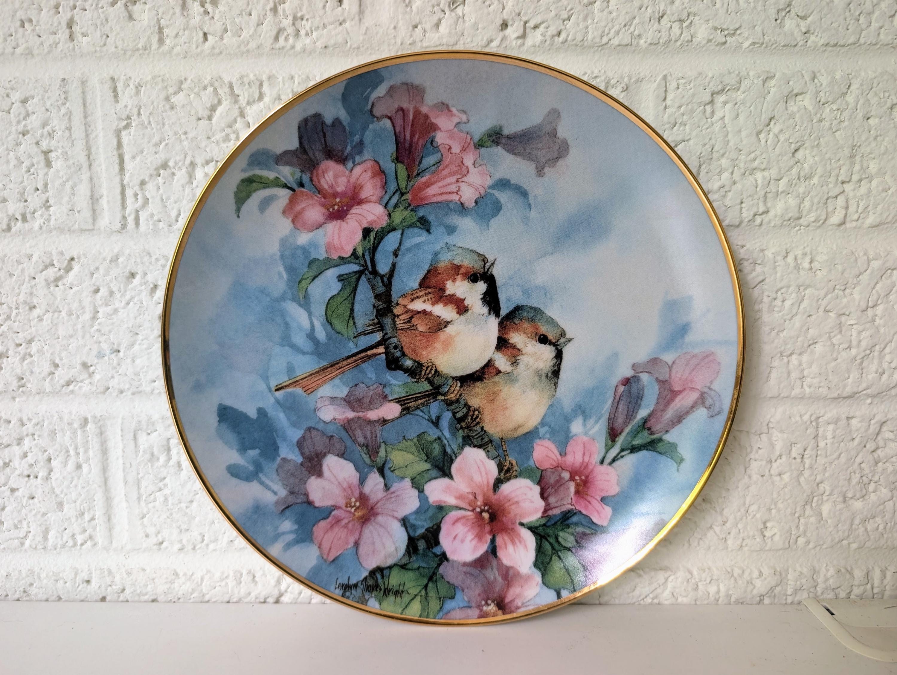 Vintage Decorative Plate | Springtime Sonata | Carolyn Shores