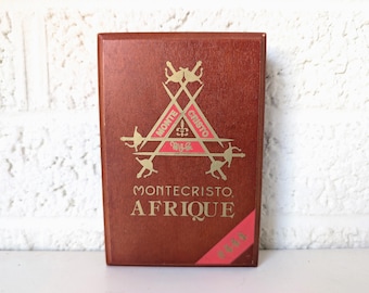 Small Vintage Montecristo Afrique Cigar Case (Empty)