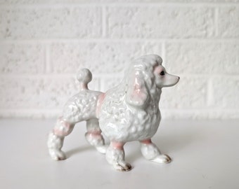 ヴィンテージ プードルの置物 | ひび割れありまたは修理済み | 日本