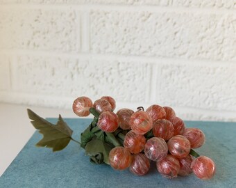 Vintage Artificial Grape Bunch | Faux Fruit Copy