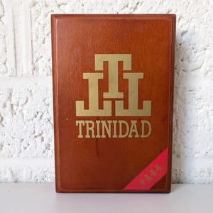 Small Vintage Trinidad Cigar Case (Empty) | Wood Cigar Case