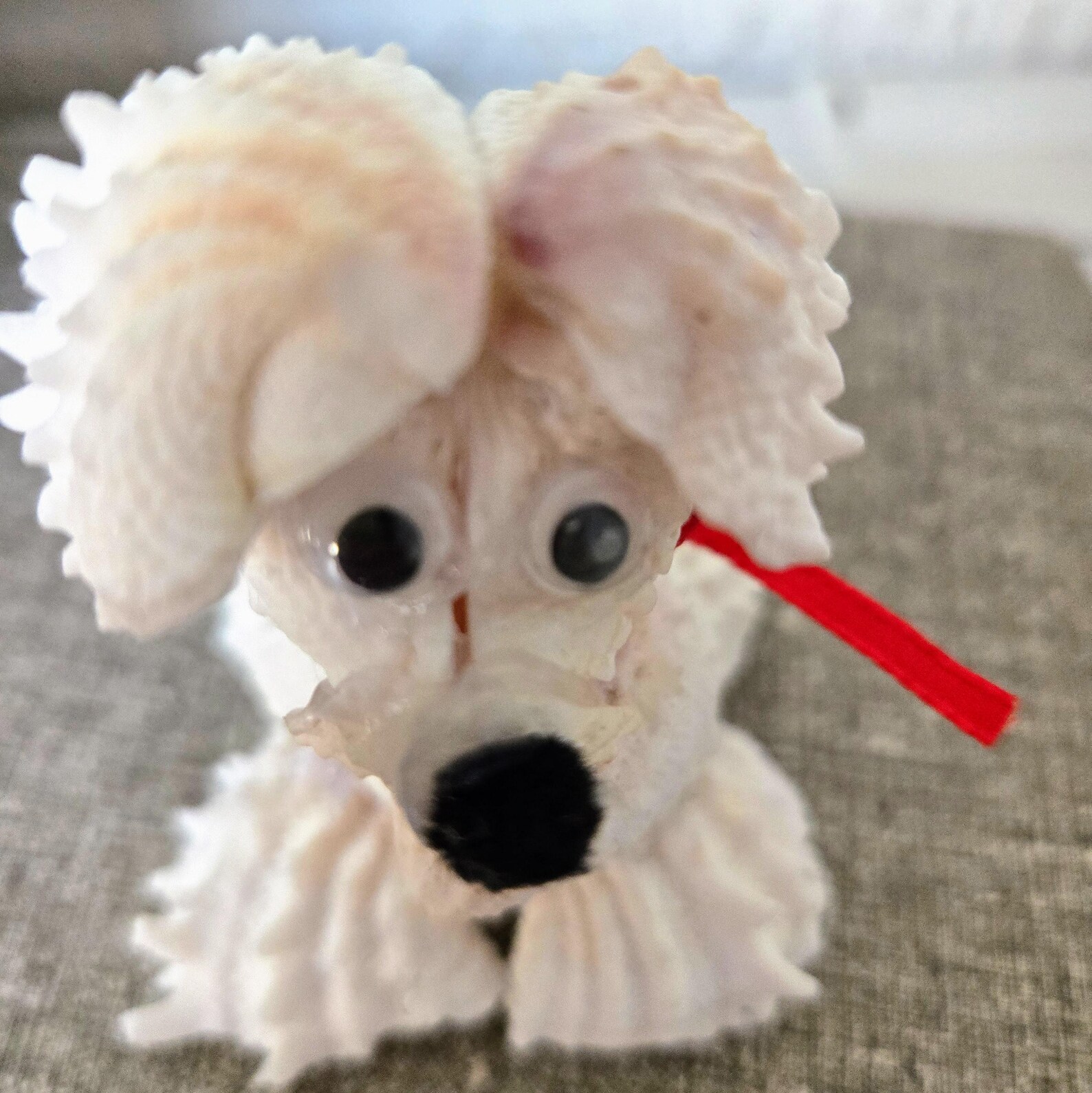 Vintage Seashell Dog Figurine | Natural Genuine Seashells | Puppy - Etsy