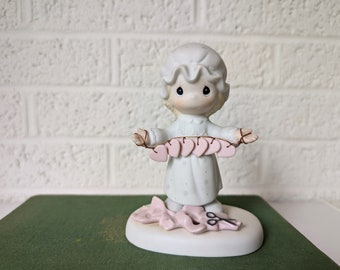 Vintage Precious Moments Porcelain Figurine | “You Have Touched So Many Hearts" | In Original Box