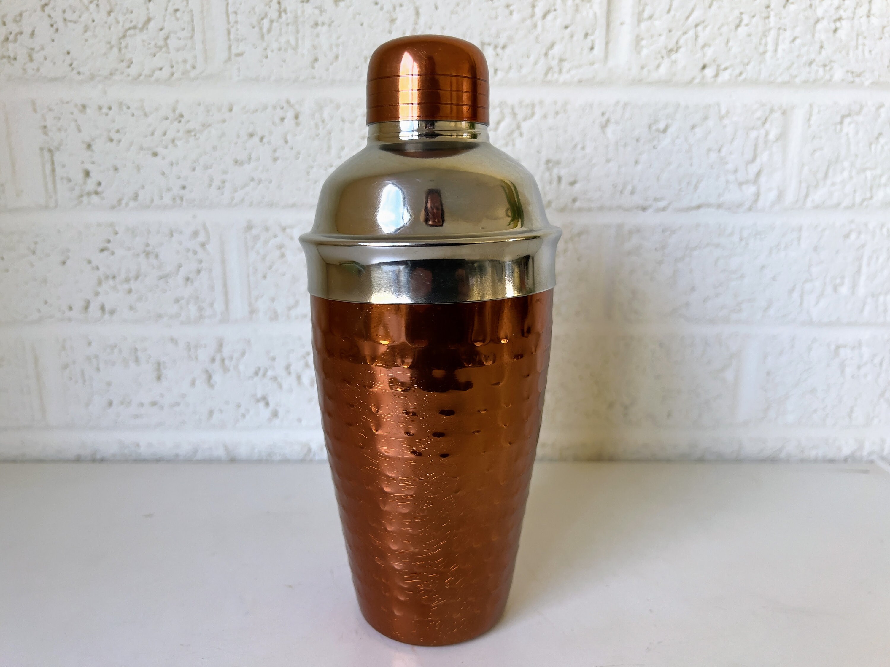 ETENS Cocktail Shaker Antique Copper, 24oz Bar Martini Shaker – Etens  Barware