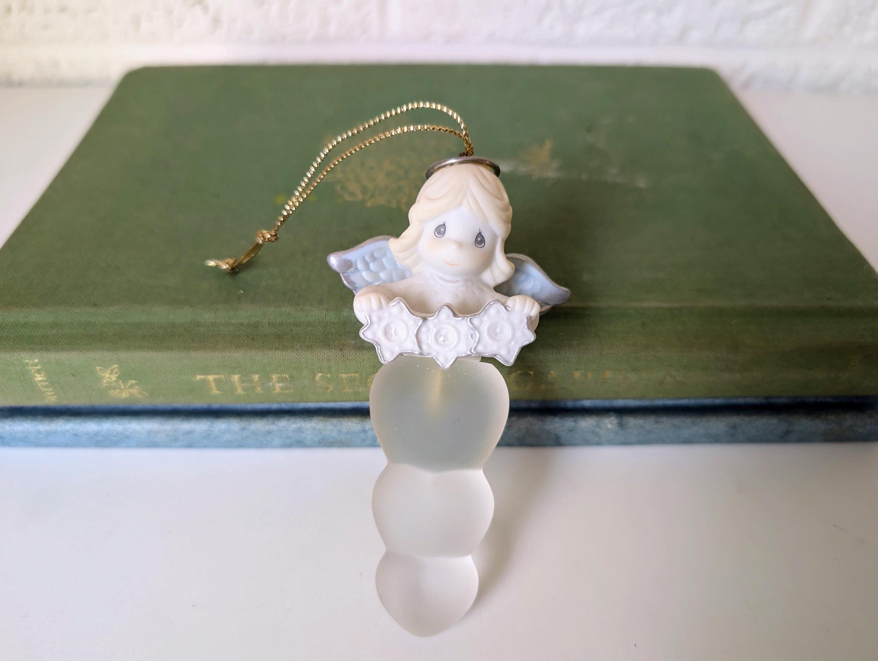 プレシャスモーメント 天使 セット Preciousmoment エンジェル Precious Moments Ornament | Angel Icicle With Three Stars - Etsy