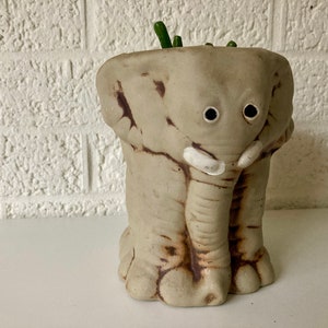 Vintage Elephant Planter