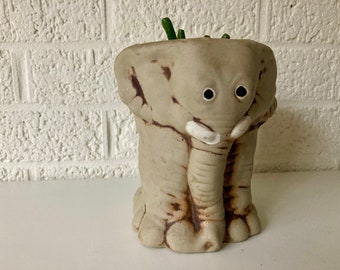 Jardinière éléphant vintage