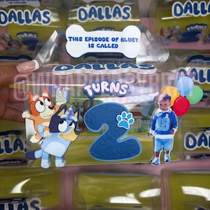 Blauwe Doggy 3D Gable Boxes