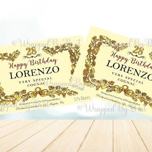 Custom Alcohol Label -- Printed OR Digital - Etsy