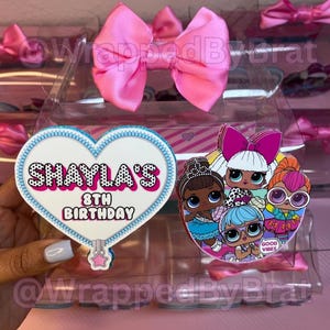 Little Dolls 3D Clear Gable Boxes