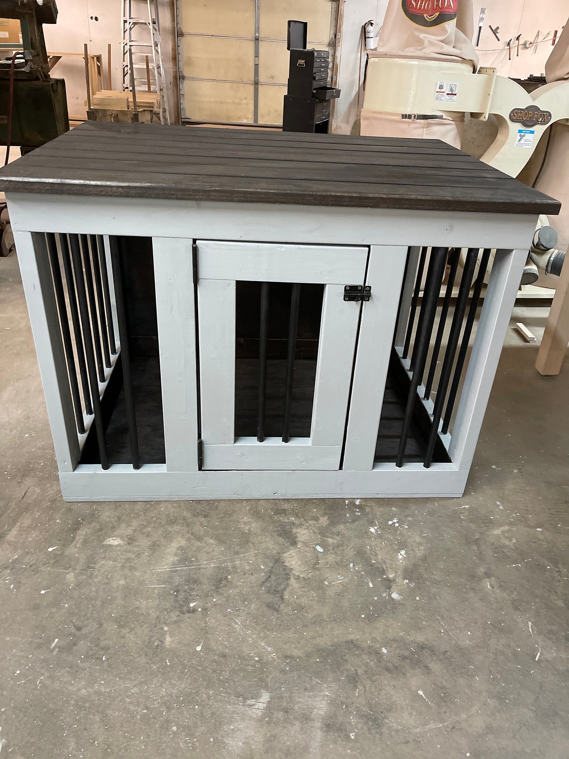 Wood dog kennel Etsy