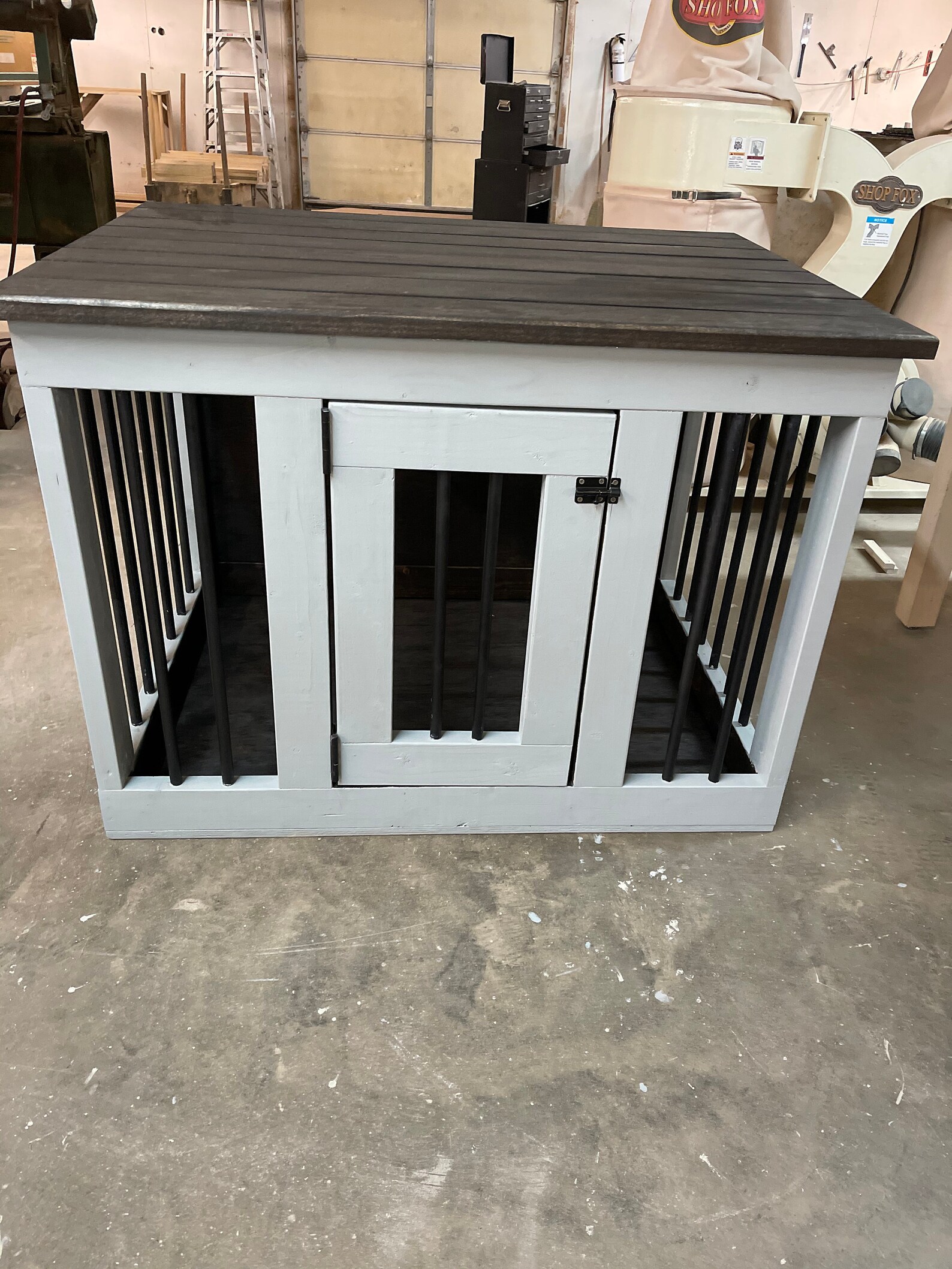 Wood dog kennel Etsy