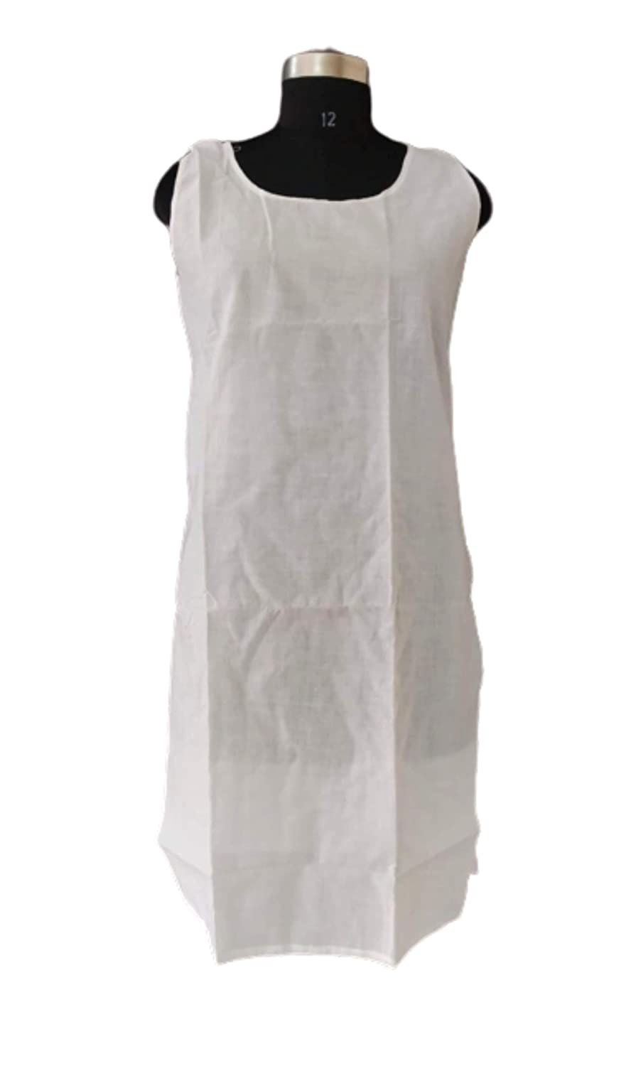 Buy Crala Women Cotton Long Length Bra Slips for Nighty/Kurtis- Sleeveless  Type - Set of 2 (Baby Pink & Brown) at Amazon.in