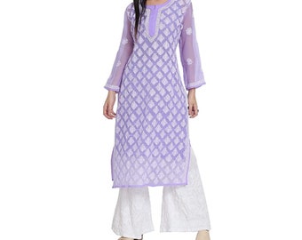 Light Violet Kurti MHK382 main image 1