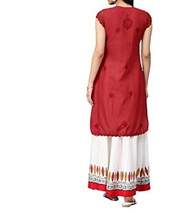 Buy Jaipur Kurti Women White Regular Cropped Trousers Online at Best Price  | Distacart