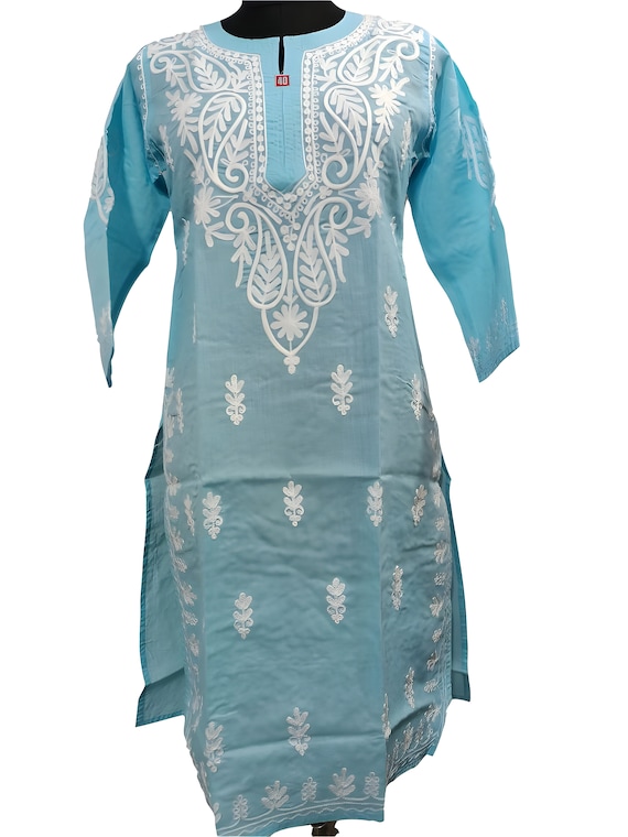 Syasii Rayasa Wholesale Pure Chinon With Kashmiri Embroidery Kurti With  Pant - textiledeal.in