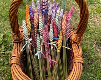 DISCOUNTED Lavender Wands 2024 — wands made during prior harvest in August 2024
